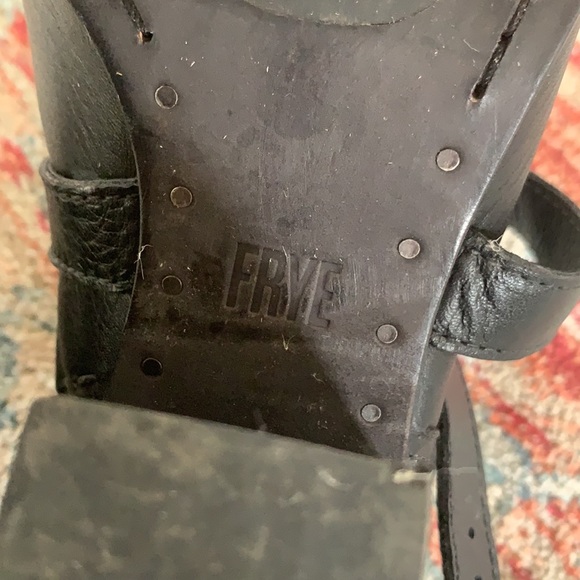 Frye Women’s Dani Pickstitch Shield Heeled Sandals - Picture 5 of 9